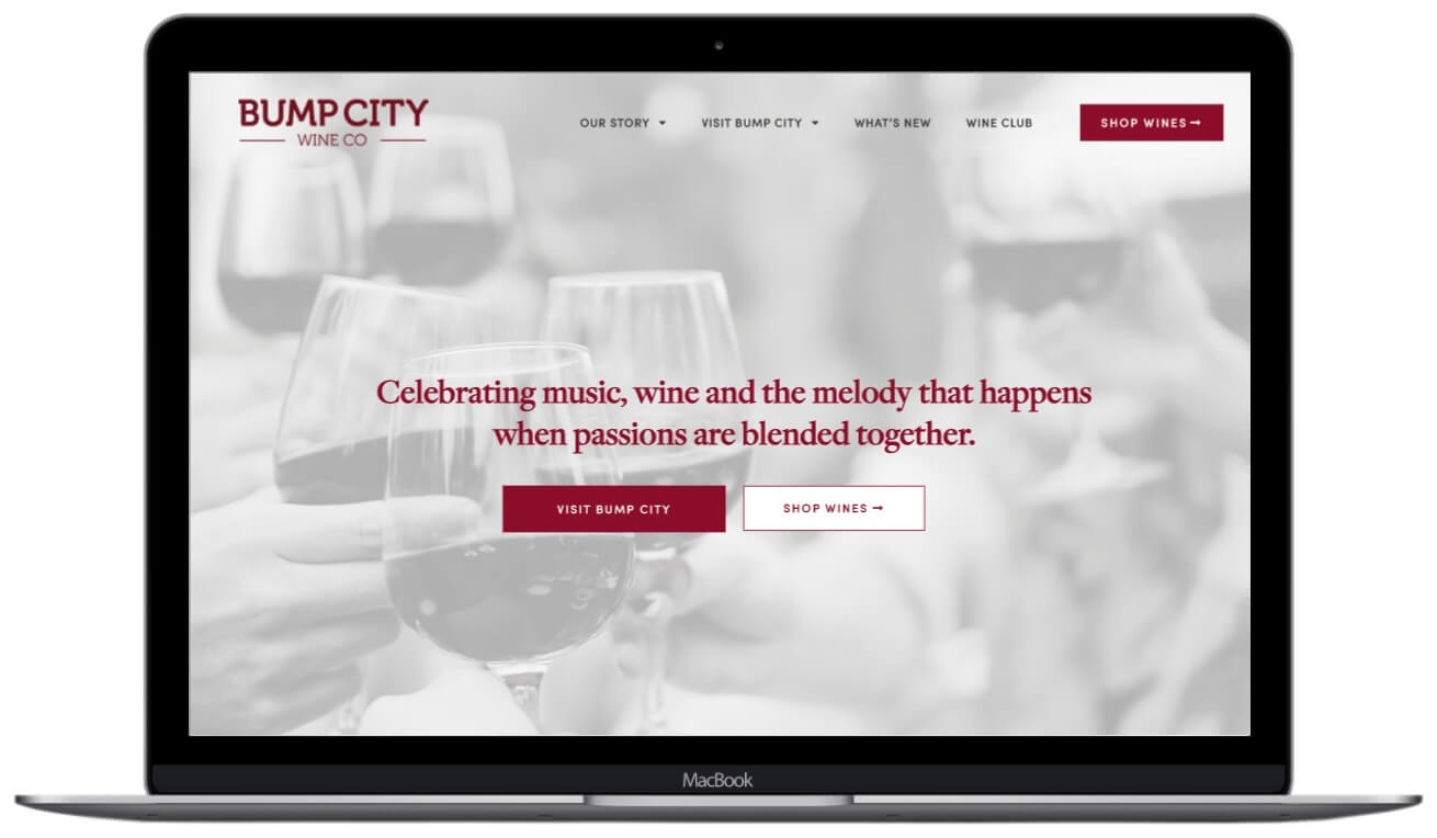 Bump City Wine Co Home Page